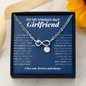 Infinity Bracelet with Charms | To My Smokin Hot Girlfriend | Girlfriend Gift | Girlfriend Jewelry | Girlfriend Anniversary Gift | Best Christmas Gift Idea