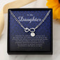 Infinity Bracelet with Charms, Gift for Daughter from Mom / Dad