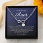 Infinity Bracelet with Charms, To My Aunt, Gift from Groom, Wedding Day Gift from Nephew