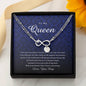 Infinity Bracelet with Charms, To My Queen