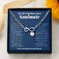 Infinity Bracelet with Charms | To My Smokin Hot Soulmate | Soulmate Gift | Soulmate Jewelry | Soulmate Anniversary Gift | Christmas Gift Idea