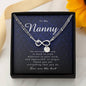 Infinity Bracelet with Charms, Nanny Gift