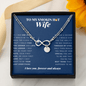Infinity Bracelet with Charms | To My Smokin Hot Wife | Wife Gift | Wife Jewelry | Wife Anniversary Gift | Wife Christmas Gift Idea