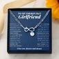 Infinity Bracelet with Charms | To My Smokin Hot Girlfriend | Girlfriend Gift | Girlfriend Jewelry | Girlfriend Anniversary Gift | Christmas Gift Idea