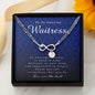Waitress Gift, Infinity Bracelet with Charms, Waitress Appreciation Gift, Thank You Gift, Jewelry Card, Best Gift Idea