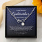 Infinity Bracelet with Charms, To My Godmother, Gift from Groom, Wedding Day Gift from Godson