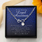 Infinity Bracelet with Charms, Legal Assistant Gift, Appreciation Gift, Thank You Gift, Best Gift Idea, Jewelry Card for Her