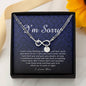 Infinity Bracelet with Charms, I'm Sorry Gift