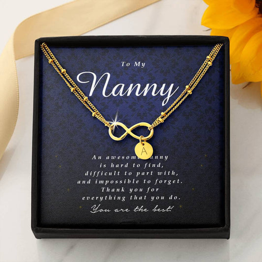 Infinity Bracelet with Charms, Nanny Gift