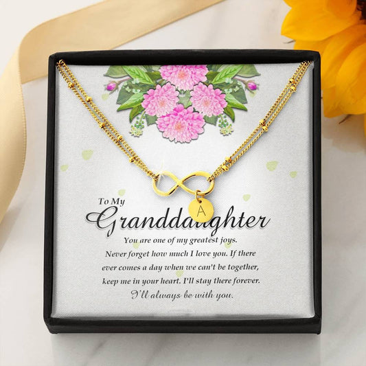 Infinity Bracelet with Charms, Granddaughter Gift