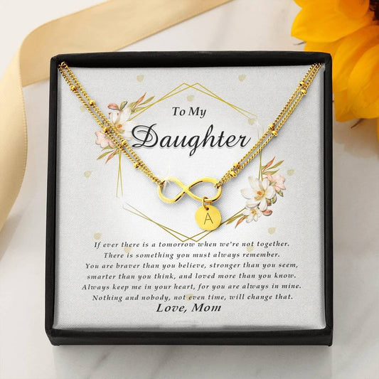 Infinity Bracelet with Charms | To My Daughter