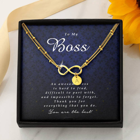 Infinity Bracelet with Charms, Boss Gift