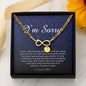 Infinity Bracelet with Charms, I'm Sorry Gift
