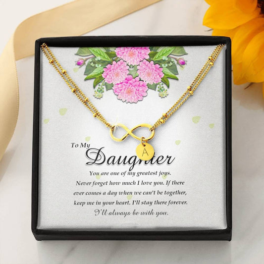 Infinity Bracelet with Charms, Daughter Gift