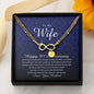 Happy 50th Anniversary, Infinity Bracelet with Charms