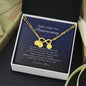 Infinity Bracelet with Initial Charms, 80 Year Anniversary Gift