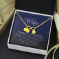 Happy 57th Anniversary, Infinity Bracelet with Charms