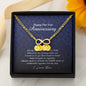 Infinity Bracelet with Initial Charms, 1 Year Anniversary Gift