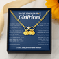 Infinity Bracelet with Charms | To My Smokin Hot Girlfriend | Engraved Gift | Girlfriend Jewelry | Anniversary Gift | Best Christmas Gift Idea