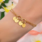 Infinity Bracelet with Charms | To My Smokin Hot Soulmate | Soulmate Gift | Soulmate Jewelry | Soulmate Anniversary Gift | Soulmate Christmas Gift Idea