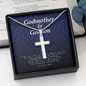 Godmother and Godson Gift | Personalized Cross Necklace | Godson Jewelry | Godson Gift