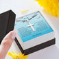 To My Grandson, Personalized Cross Necklace