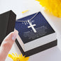 Happy 38th Anniversary, Personalized Cross Necklace