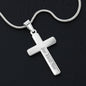 Uncle and Niece Gift, Personalized Cross Necklace