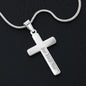To My Boyfriend, Personalized Cross Necklace