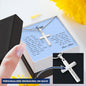 To My Son, Personalized Cross Necklace