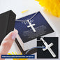 Happy 38th Anniversary, Personalized Cross Necklace