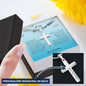 To My Grandson, Personalized Cross Necklace