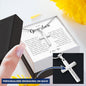 To My Grandson, Personalized Cross Necklace