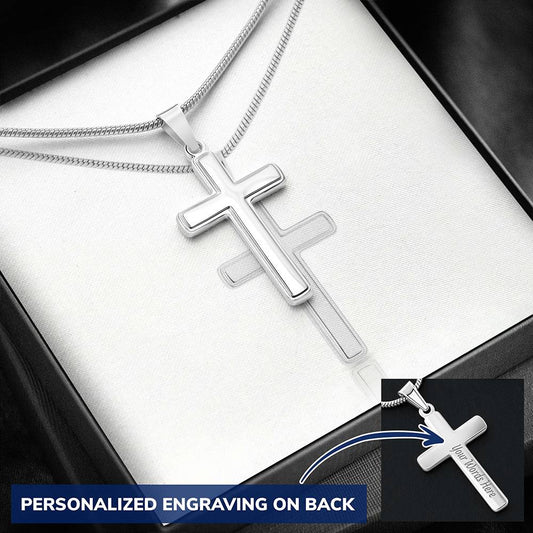 Personalized Cross Necklace