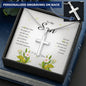 Personalized Cross Necklace, To My Son