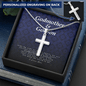 Godmother and Godson Gift | Personalized Cross Necklace | Godson Jewelry | Godson Gift