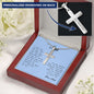 To My Son, Personalized Cross Necklace