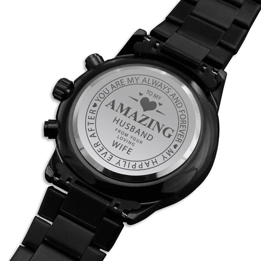 To My Amazing Husband | Men's Stainless Steel Watch