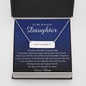 Coordinate Horizontal Bar Necklace | To My Beautiful Daughter