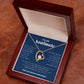 To My Soulmate, Forever Love Necklace 18K