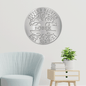 Personalized Name Metal Sign, Tree of Life with Established Date, Family Tree Monogram Wall Sign, Personalized Wedding Gift, Housewarming Gift