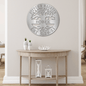 Personalized Name Metal Sign, Tree of Life with Established Date, Family Tree Monogram Wall Sign, Personalized Wedding Gift, Housewarming Gift