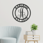Personalized Family Name Sign With Established Date, Custom Metal Sign, Housewarming Gift, Metal Wall Art, Unique Wall Decor