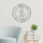 Personalized Family Name Sign With Established Date, Custom Metal Sign, Housewarming Gift, Metal Wall Art, Unique Wall Decor