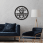 Personalized Family Name Metal Sign, Metal Monogram Sign, Last Name Sign, Custom Metal Name Sign, Wedding Gift, Housewarming Gift