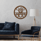 Personalized Family Name Metal Sign, Metal Monogram Sign, Last Name Sign, Custom Metal Name Sign, Wedding Gift, Housewarming Gift
