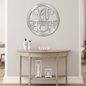 Personalized Family Name Metal Sign, Metal Monogram Sign, Last Name Sign, Custom Metal Name Sign, Wedding Gift, Housewarming Gift