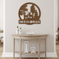Metal Deer Sign, Hunting Present, Camp Sign, Metal Hunting Cabin Sign, Deer Hunter Gift, Housewarming Gift, Cottage Sign