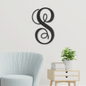 Personalized Family Initial Sign | Last Name Initial Sign | Custom Family Sign | Metal Family Name Monogram Sign | Monogram Door Hanger