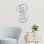 Personalized Family Initial Sign | Last Name Initial Sign | Custom Family Sign | Metal Family Name Monogram Sign | Monogram Door Hanger